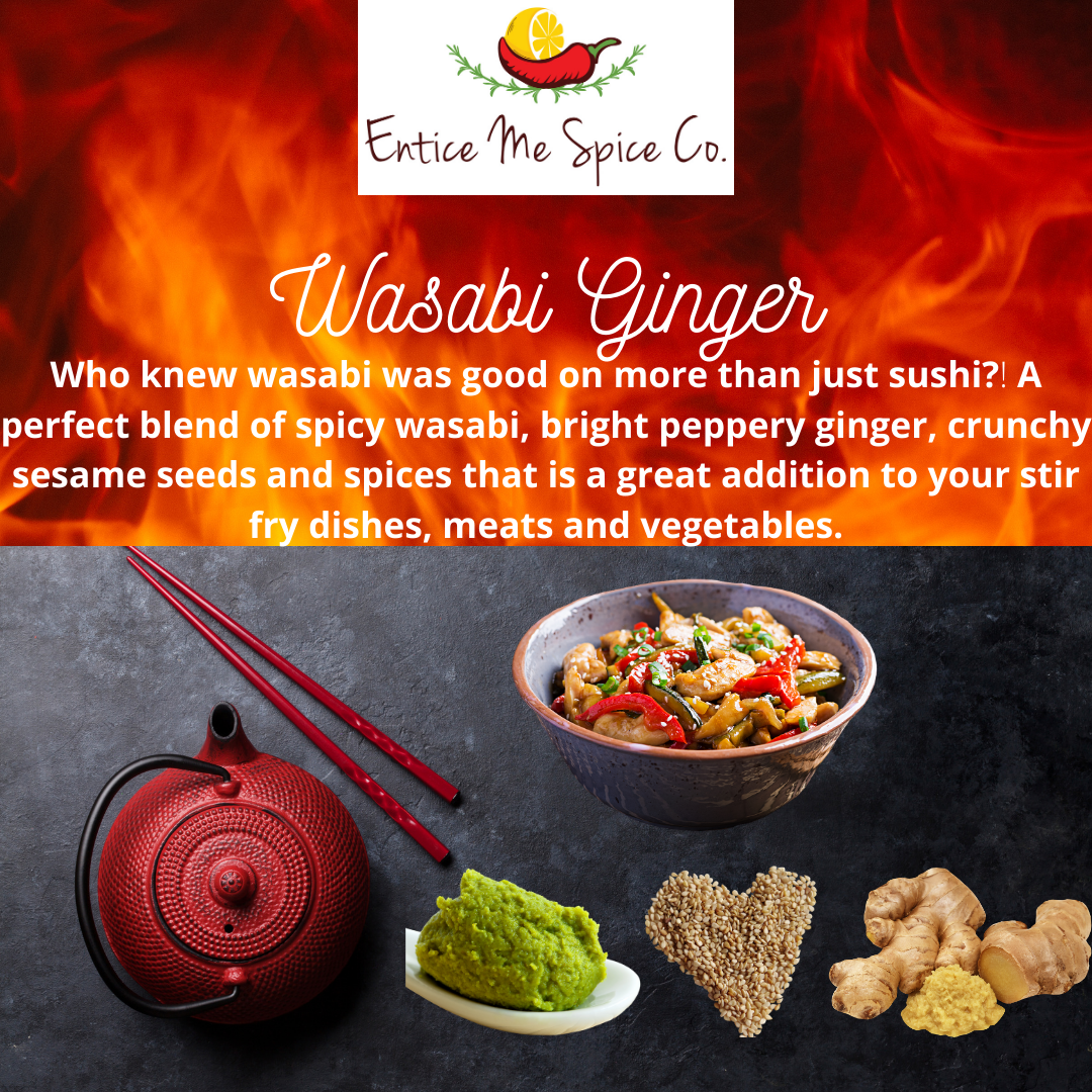 Wasabi Ginger: Asian Style Seasoning Blend