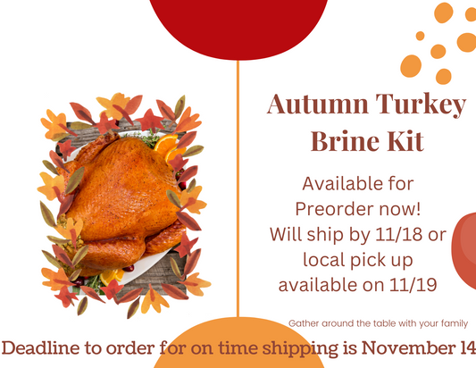PREORDER: Autumn Turkey Kit (Ships Priority November 18 or Local Pickup on November 19)